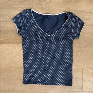Brandy Melville Polka Dot Top